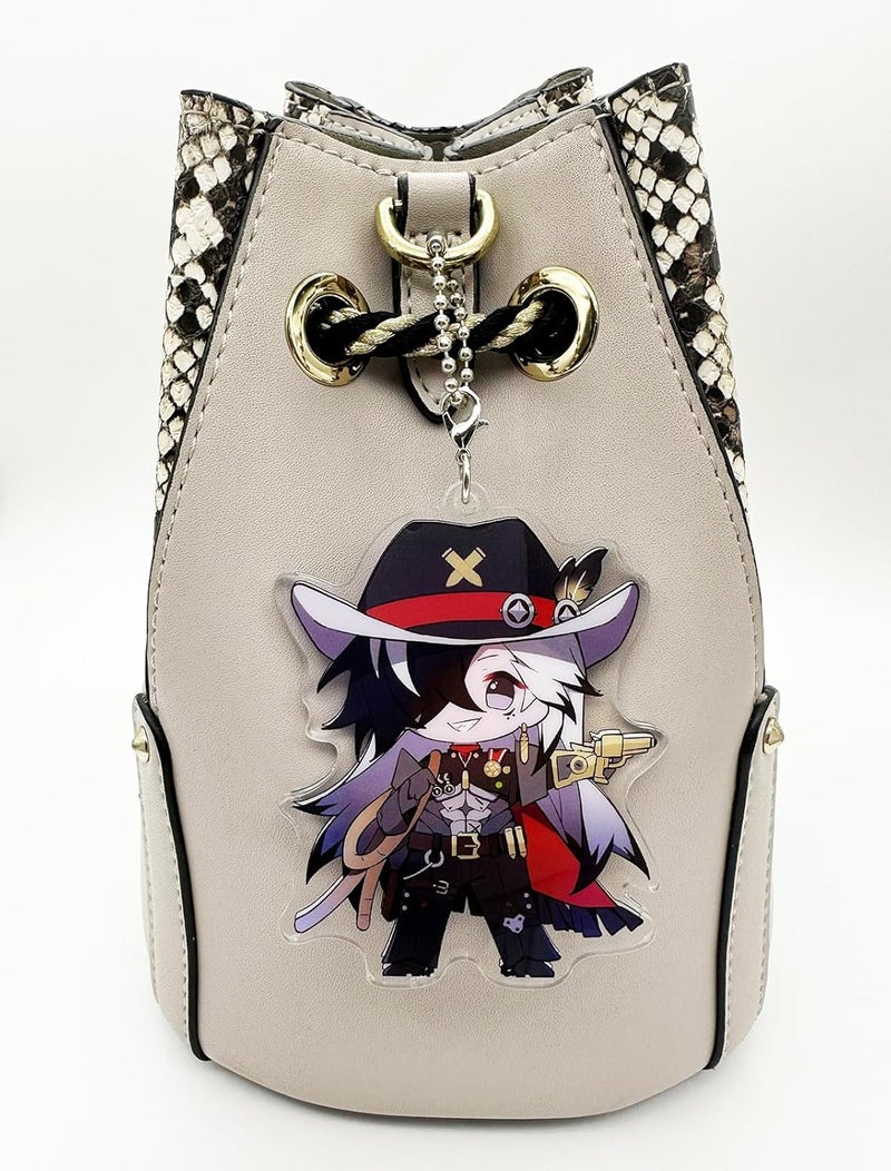 YJacuing Honkai: Star Rail Chibi Cute Acrylic Stand Figure Keychain - Image 4